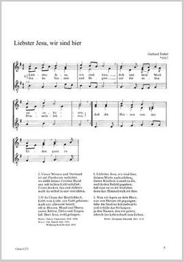 Goudimel: Es geht daher; Trubel: Lobet Gott; Liebster Jesu; Resinarius: Erhalt uns, Herr