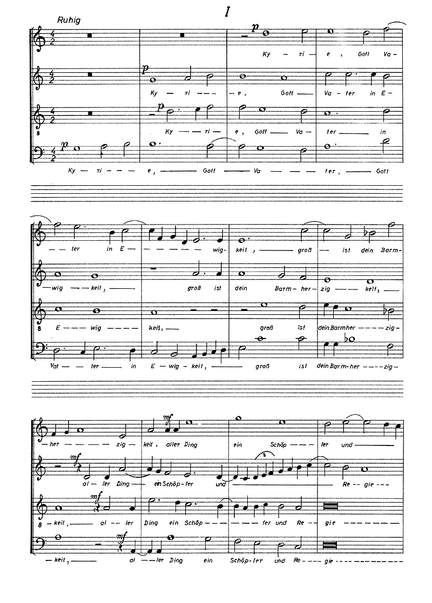 Weiss: Deutsche Messe