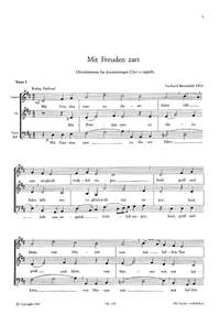Bornefeld: Mit Freuden zart zu dieser Fahrt (DDur)