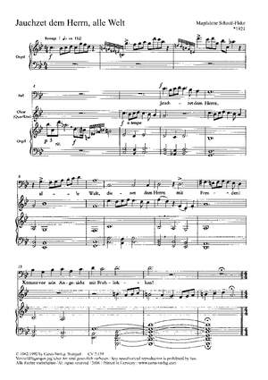 SchaußFlake: Jauchzet dem Herrn, alle Welt