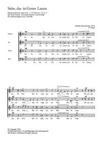 Gruschwitz: Siehe, das ist Gottes Lamm