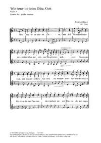 Högner: Wie teuer ist deine Güte (FDur)