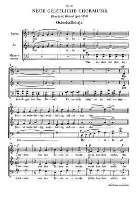 Wenzel: Was suchet ihr den Lebendigen (Op.155)