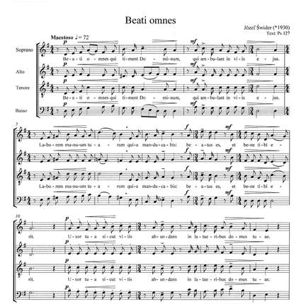 Swider: Beati omnes