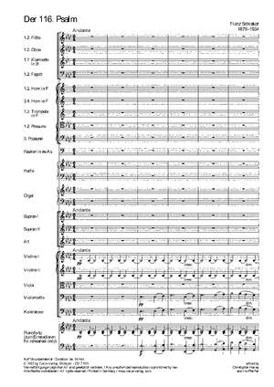 Schreker: Der 116. Psalm