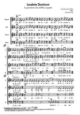 Johannsen: Laudate Dominum
