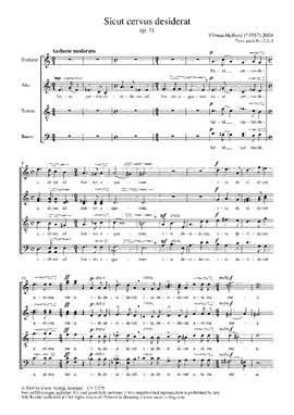 Heiland: Sicut cervus desiderat (Op.31)