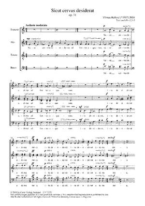 Heiland: Sicut cervus desiderat (Op.31)