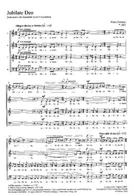 Ferrario: Jubilate Deo