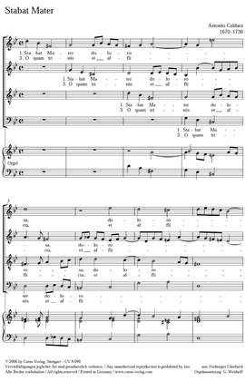 Caldara: Stabat Mater (Ausschnitte) (gMoll)