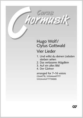 Wolf: Vier Lieder (arr Gottwald)