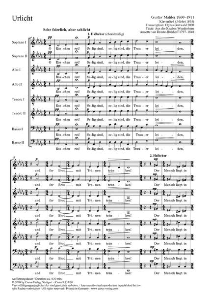 Mahler: Urlicht