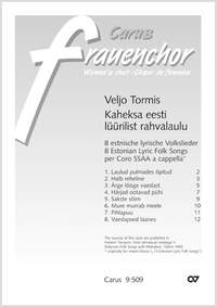 Tormis: 8 estnische lyrische Volkslieder
