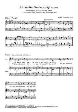 Fronmüller: Du, meine Seele, singe (BDur)