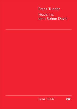 Tunder: Hosianna dem Sohne Davids