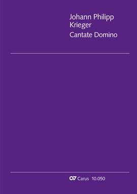 Krieger: Cantate Domino (Singet dem Herrn) (GDur)