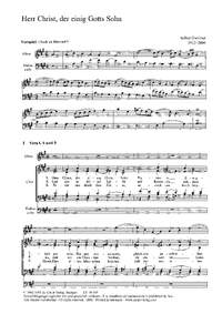 Gwinner: Herr Christ, der einig Gotts Sohn