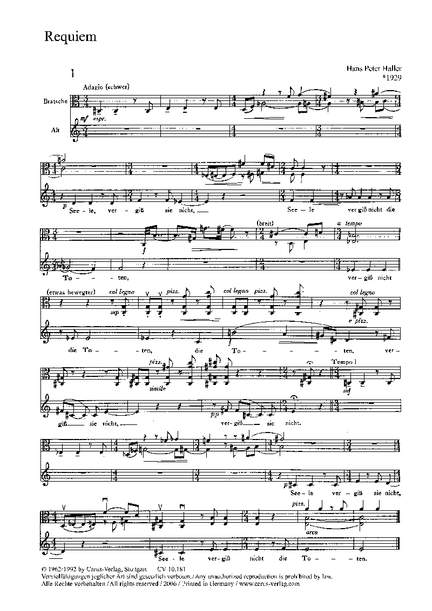 Haller: Requiem