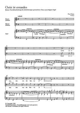 Horn: Christ ist erstanden (aMoll)