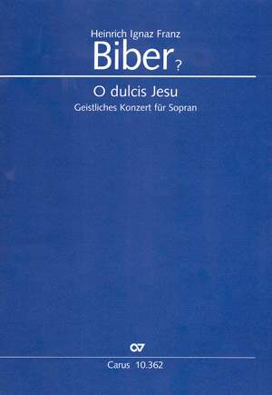 Biber: O dulcis Jesu
