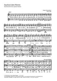 Sechs Chorsätze für Kinderchor von Becker-Foss, Herbst, Hörbe, Kretzschmar und Ochs