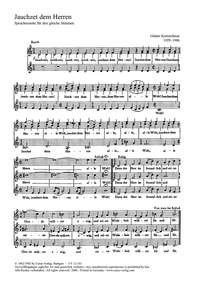 Sechs Chorsätze für Kinderchor von BeckerFoss, Herbst, Hörbe, Kretzschmar und Ochs