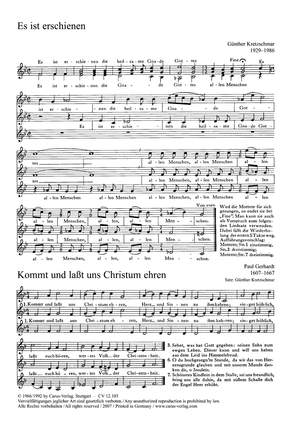 Acht Chorsätze für Kinderchor von BeckerFoss, Ehlers, Kretzschmar und Tzschoppe