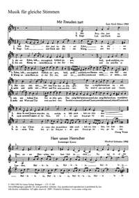 Acht Chorsätze für Kinderchor von Albrecht, Ehlers, Neubert, Kretzschmar, Schlenker und Tzschoppe