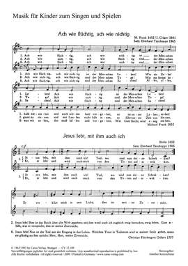 Kretzschmar: Sechs Chorsätze für Kinderchor von Kretzschmar, Sölter und Tzschoppe