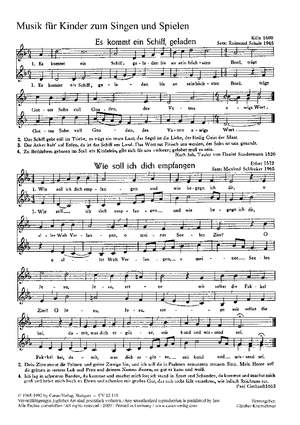 Schlenker: Sieben Chorsätze für Kinderchor von Schlenker und Schulz