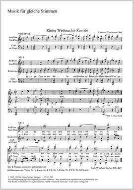 BeckerFoss: Drei Chorsätze für Kinderchor von BeckerFoss, Kretzschmar und Tzschoppe
