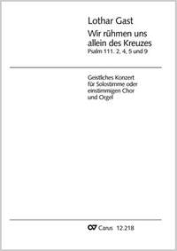 Gast: Wir rühmen uns allein d. Kreuzes