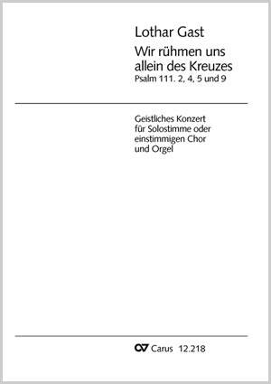 Gast: Wir rühmen uns allein d. Kreuzes
