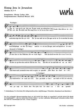 Wenzel: Einzug Jesu in Jerusalem (Op.60 no. 3)