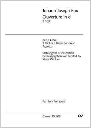 Fux: Ouverture in d (E 109)