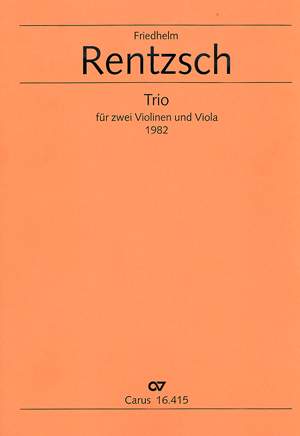 Rentzsch: Trio für zwei Violinen und Viola