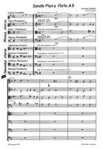 Gabrieli: Sonata Pian e Forte zu acht Stimmen (F-Dur) Product Image
