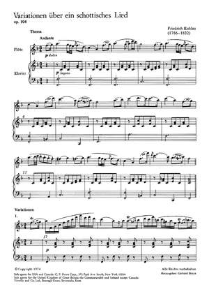 Kuhlau: Variationen über ein schottisches Lied (Op.104)