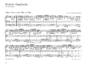 Reimerdes: Festliche Orgelchoräle  Lob und Dank