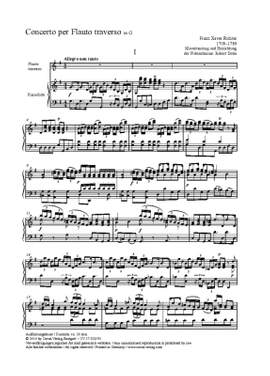 Richter: Flötenkonzert in G (GDur)