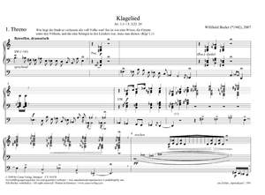Bezler: Klagelied für Orgel