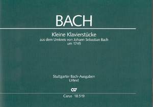 Bach: Kleine Klavierstücke um 1745