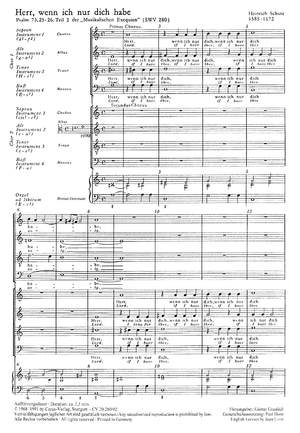 Schütz: Musikalische Exequien II (SWV 280 (op. 7 Teil II); a-Moll)