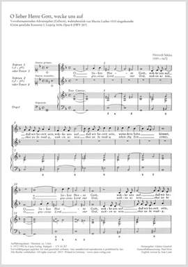 Schütz: O lieber Herre Gott, wecke uns auf (SWV 287 (op. 8 no. 6); dorisch)