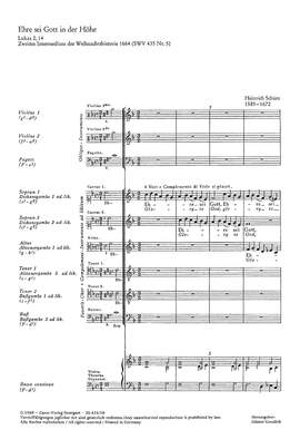 Schütz: Ehre sei Gott in der Höhe (SWV 435 no. 5; FDur)