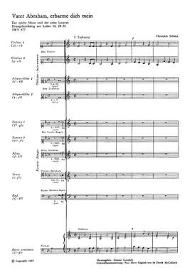 Schütz: Vater Abraham, erbarme dich mein (SWV 477; dorisch)