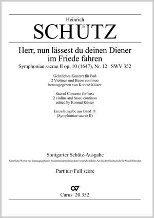 Schütz: Herr, nun lässest du deinen Diener (SWV 352; dorisch)