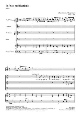 Charpentier: In festo purificationis (H 318)