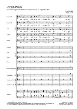 Nicolai: Der 84. Psalm (CDur)