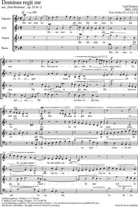 Nielsen: Dominus regit me (Op.55 no. 2; FDur)